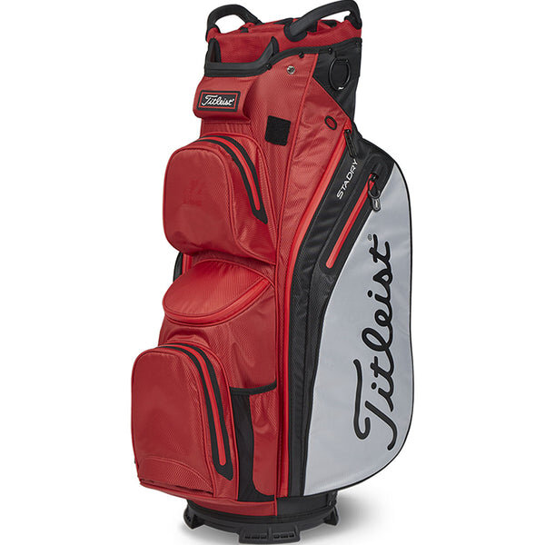 Titleist Cart 14 StaDry Bag Red/Grey/Black