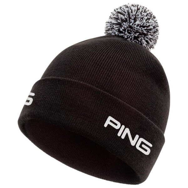 Ping Cresting Knit Hat Black
