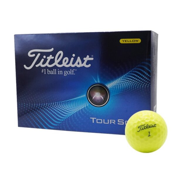 Titleist Tour Soft yellow