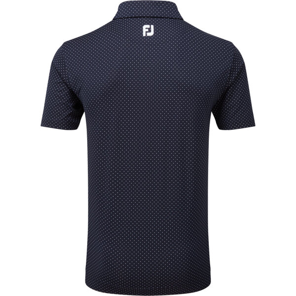 FootJoy POLO Slisle Dot Print Navy WHT [-]