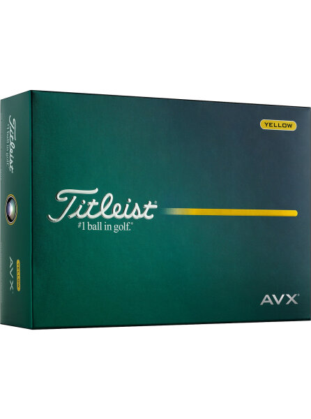 Titleist AVX yellow