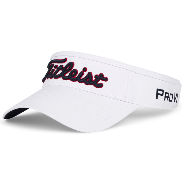 Titleist Tour Perf Visor Wht/Nvy/Red [-]