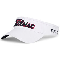 Titleist Tour Perf Visor Wht/Nvy/Red [-]