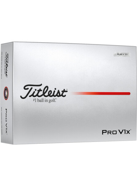 Titleist Pro V1x Spezial Number white