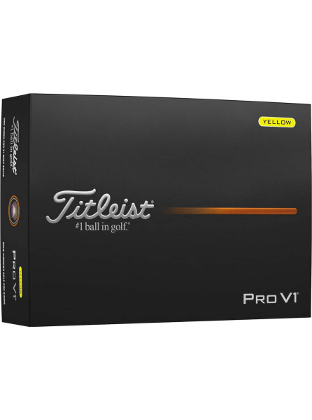 Titleist Pro V1 yellow (2025)