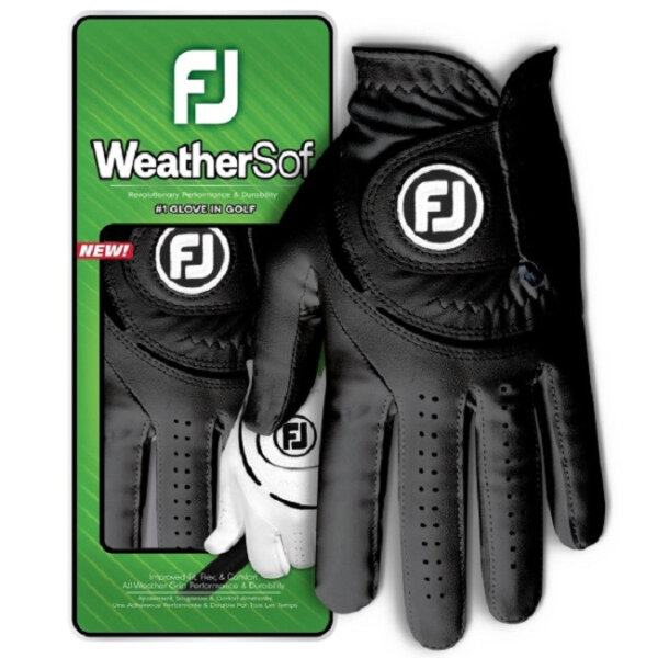 Footjoy Men Glov. WEATHERRS. MLH BLK [XL]