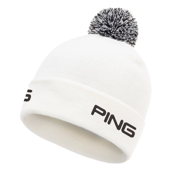 Ping Cresting Knit Hat white