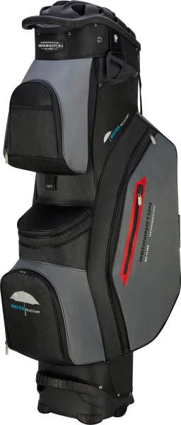 Bennington QO14 Lite water-resistant Cartbag grey/black/red