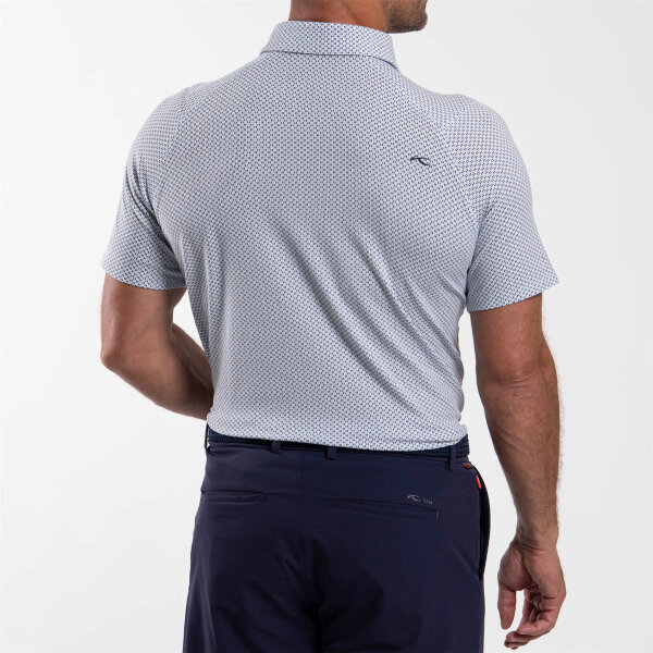 Kjus Men Hollow Pima Polo S/S Powder Blue/Atlanta  [50]