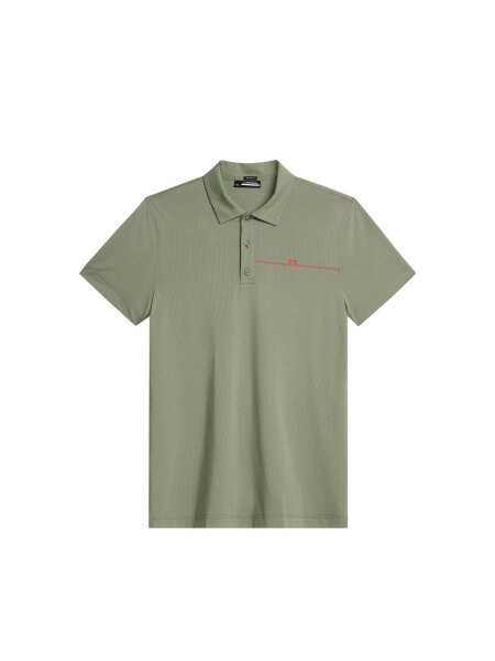 J. Lindeberg Juke Regular Fit Polo Oil Green