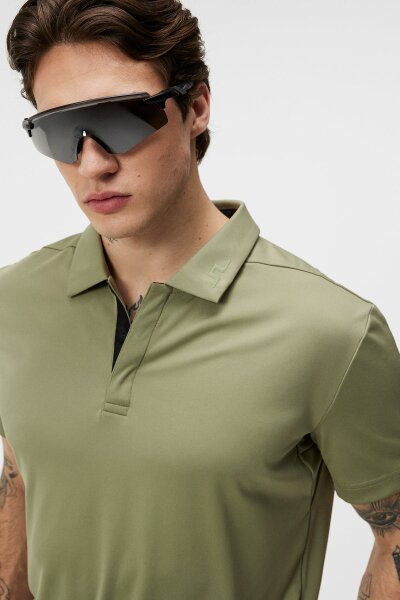J. Lindeberg Dario Regular Fit Polo Oil Green
