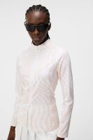 J. Lindeberg June Print Mid Layer Dazzle Wave Rose