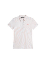 J. Lindeberg Hailey Print Polo Dazzle Wave Rose