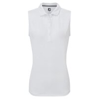 FootJoy MESH BACK Sleevel. LISLE WHITE