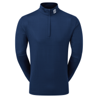 FootJoy GLEN PLAID PRT MIDLAYER OCN
