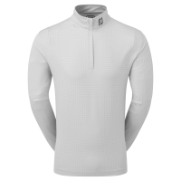 FootJoy GLEN PLAID PRT MIDLAYER GRY