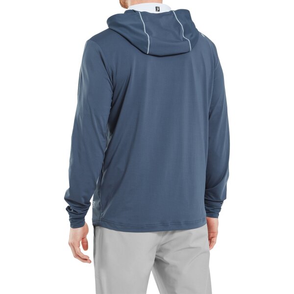 FootJoy BLOCKED SUN HOODIE DENIM