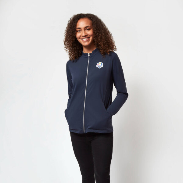 FootJoy FULL-ZIP HOODIE Wms NAVY