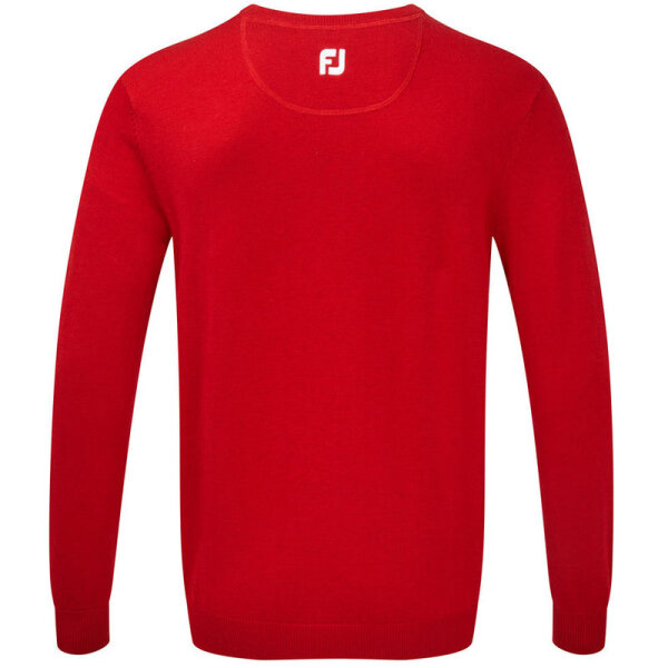 FootJoy WNs PIQ W/NECK TRIM RED