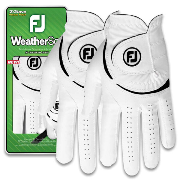 FootJoy WeatherSof MRR WHITE/BLACK WHITE/BLACK