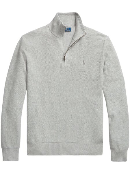 Polo Ralph Lauren Wms KNIT-HALF ZIP-PULLOVER TILLER GRE