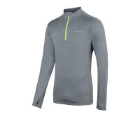 Penguin L/S 1/4 ZIP TECHNICA QUIET GRAY HEATHER