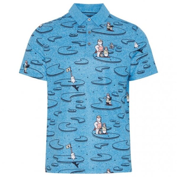 Penguin SS ALL OVER PETEN TH BLUE GROTTO