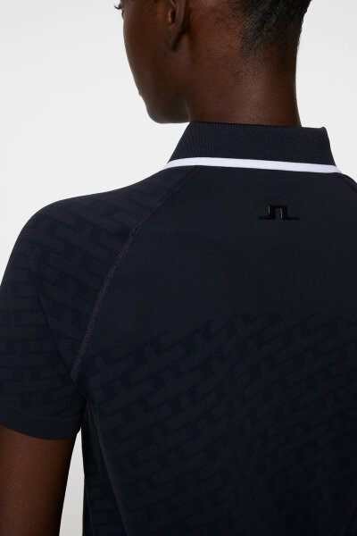 J. Lindeberg Baily seamless Polo Tour Geo Jacquard