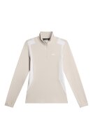 J. Lindeberg Mae Quarter Zip Mid Layer White