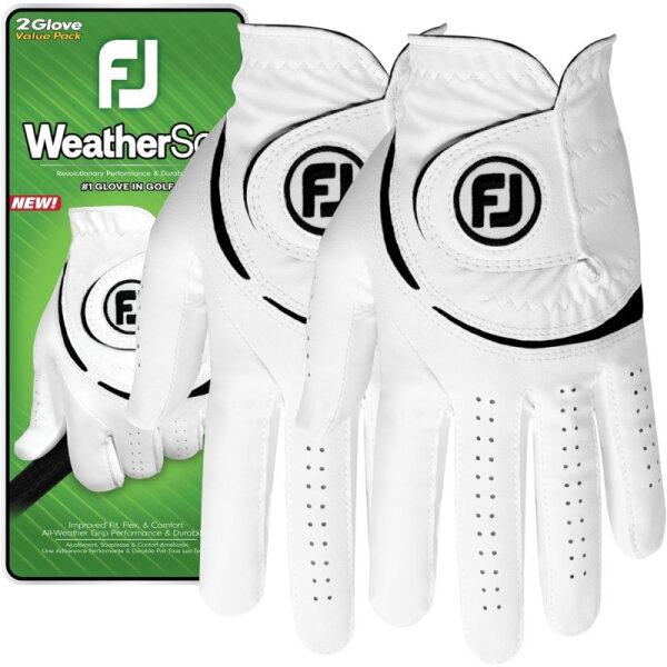 FootJoy WeatherSof MRH 3-Fer White