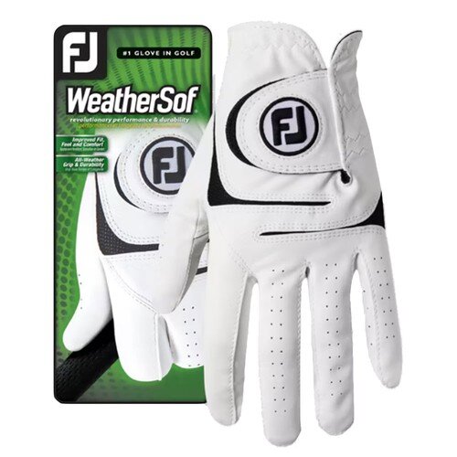 FootJoy WeatherSof M WHITE/BLACK WHITE/BLACK