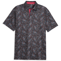 Puma Cloudspun Paisley Polo black
