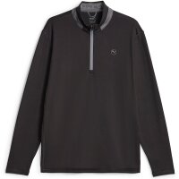 Puma Lightweight 1/4 Zip Puma Black-Slate Sky