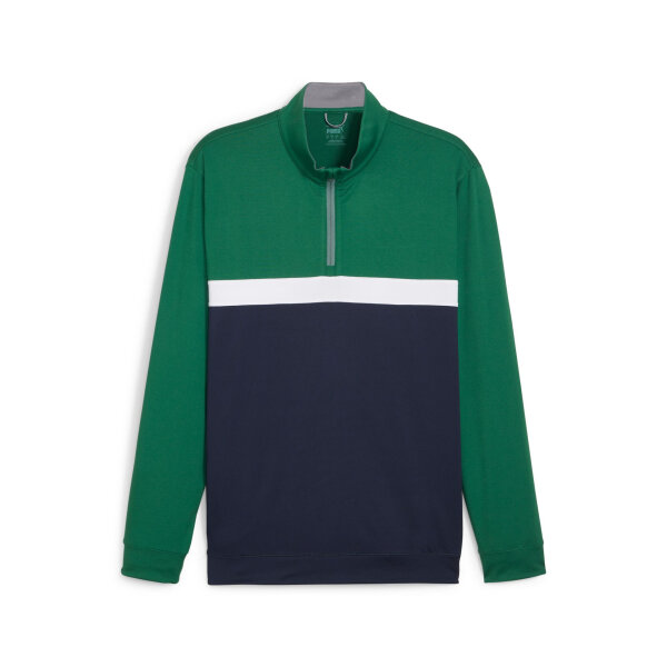 Puma Pure Colorblock 1/4 Zip gray