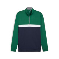 Puma Pure Colorblock 1/4 Zip green