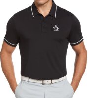 Penguin Men SS HERITAGE PIPED PO CAVIAR