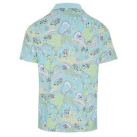 Penguin Men SS ALL-OVER 60S HERI TANAGER TURQUOISE