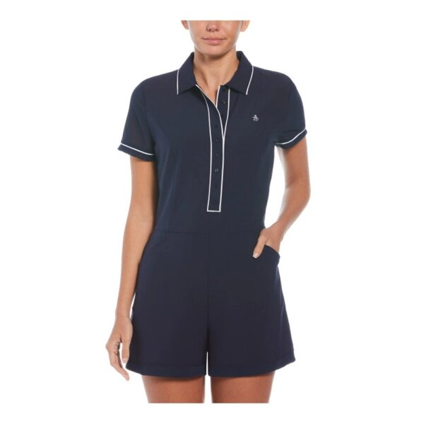 Penguin SS VERONICA ROMPER W BLACK IRIS