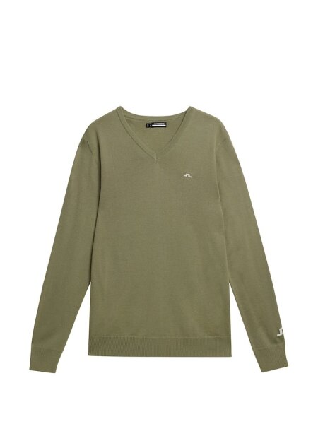 J. Lindeberg Lymann Knitted Sweater Oil Green
