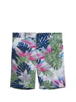 J. Lindeberg Tim Print Shorts Calypso Oil Green
