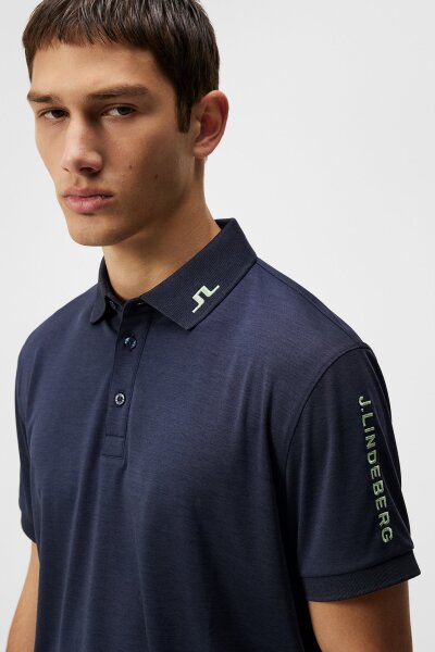J. Lindeberg Tour Tech Reg Fit Polo navy