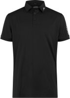 J. Lindeberg Tour Tech Golf Polo Black