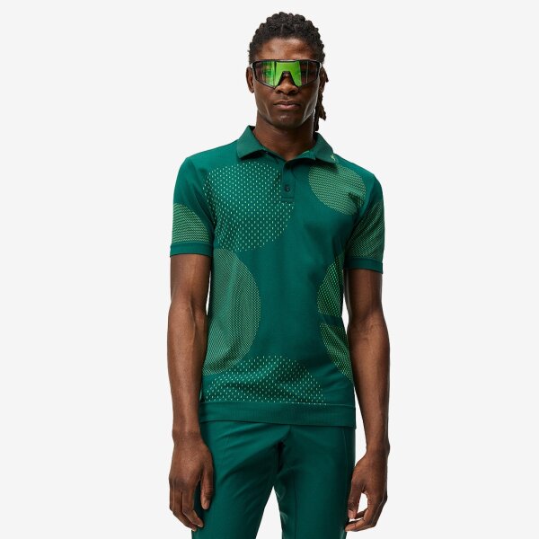 J. Lindeberg Nate Seamless Polo Rain Forest