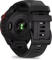 Garmin Approach® S70 – 47 mm, Schwarz Keramik mit Silikon-Wechselarmband 22 mm