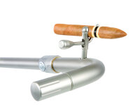 JuCad ZIGARREN- UND ZIGARETTENHALTER aus satiniertem...