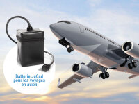 JuCad RÄDERTASCHE - 34 x 34 cm, schwarz