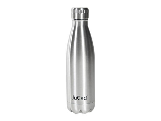 JuCad ISOLIERFLASCHE AUS EDELSTAHL - personalisiert mit Namensgravur