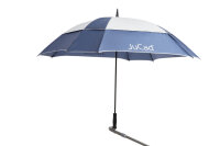 JuCad GOLFSCHIRM quadratisch/windproof mit Stift,blau-...