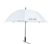 JuCad GOLFSCHIRM mit Stift, weiß