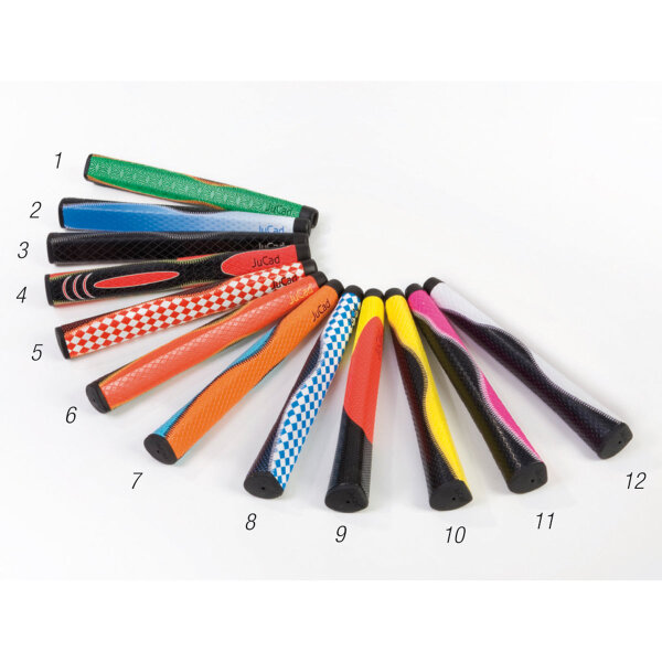 JuCad JUMBO PUTTERGRIFF, rot-weiß mit Karos